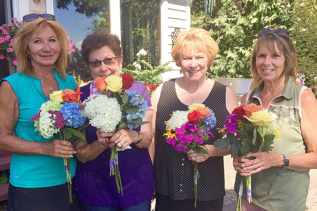Photo courtesy of Leah Grant                                 Left to right: Jan Stover, Myrna Krieg, Terry Dalry and Janice Train. Not pictured: Diane Clavin.