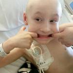 Photo courtesy of FARF 5K.                                 Isaac Graham-Anderson, 8, right after his bone marrow transplant at Seattle Childrens Hospital in 2016.