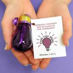 Shine a purple light in support of victims