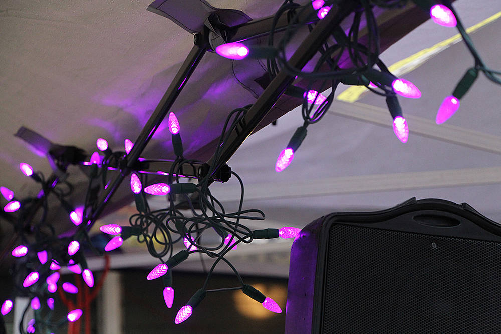 Shine a purple light in support of victims