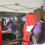 Marching in purple for survivors
