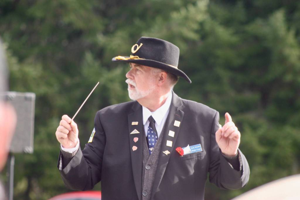 Jack Pringle conducts the Gateway Concert Band at Tahoma National Cemetery. MARK KLAAS, Kent Reporter