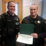 Four officers recognized for excellent service