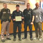 Four officers recognized for excellent service