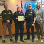 Four officers recognized for excellent service