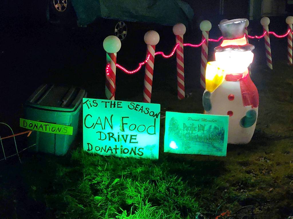 Covington holiday light show benefits Black Diamond Food Bank