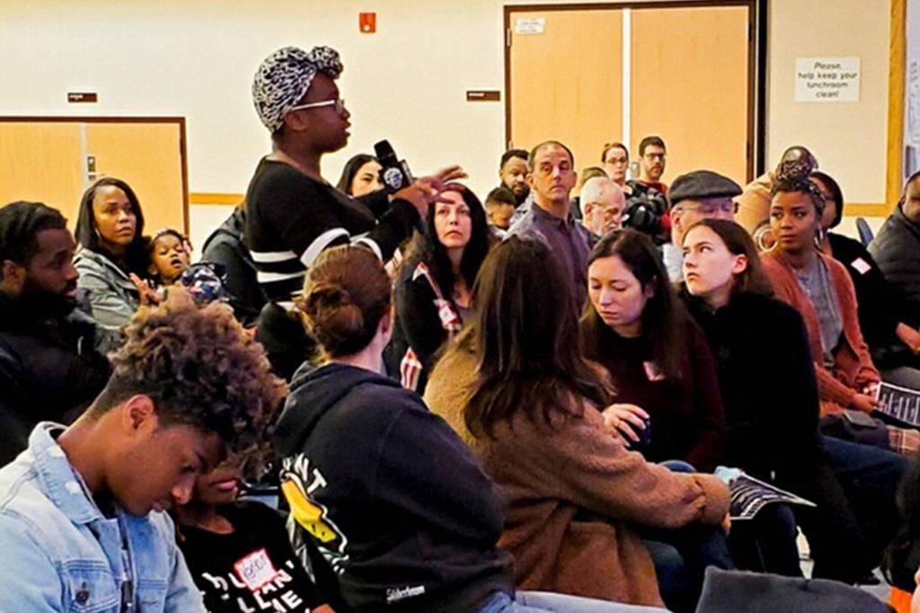 Residents discuss hard topics in effort to grow together