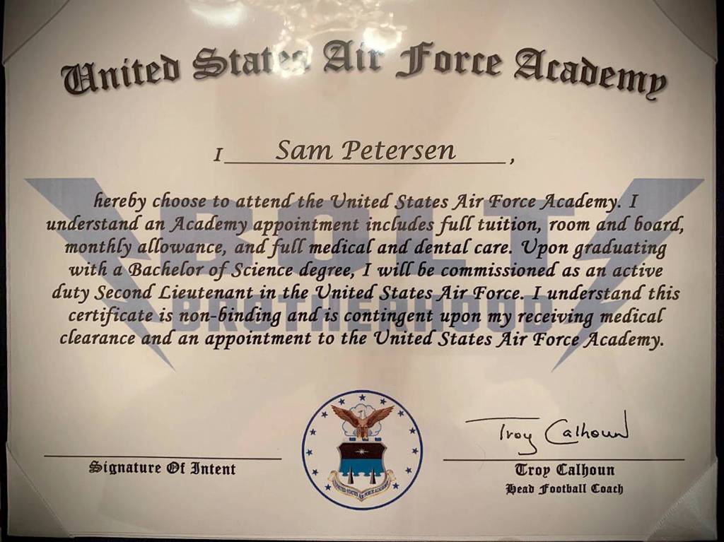 Tahoma senior prepares to play for the Air Force