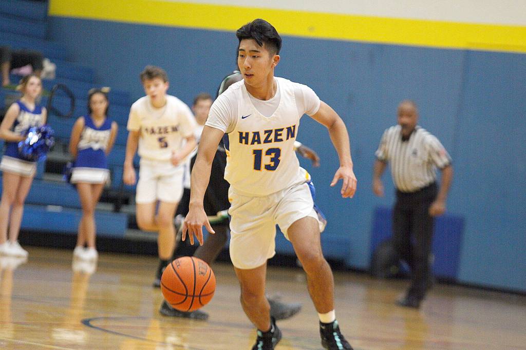 Kentwood serves Hazen basketball a loss