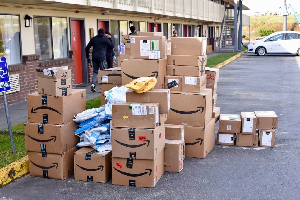 Amazon donates $50,000 in supplies to Kent facility for COVID-19 response