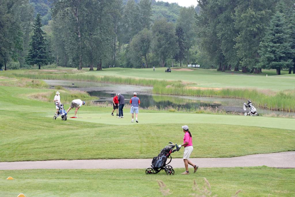 Pictured: Riverbend par 3 golf course in Kent. File photo