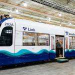 Media day at OMF to show off the first Siemens Link light rail vehicle June 19, 2019. File photo