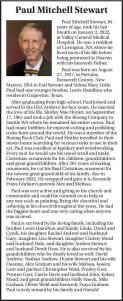 Paul Mitchell Stewart | Obituary