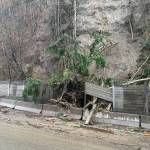 A landslide on State Route 18 between Weyerhauser Way and State Route 167 that closed the westbound lanes early Wednesday, March 2. COURTESY PHOTO, Washington State Patrol
