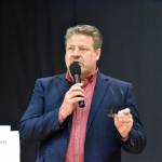 King County Councilmember Reagan Dunn speaks during an October 2021 candidate forum in Enumclaw. Dunn is now running for U.S. Congress in the 8th District, a seat currently held by Democrat Kim Schrier. Photo by Alex Bruell/Sound Publishing