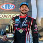 Photo courtesy of Dana Glenn
Dallas Glenn holds his trophy from his win in Gainesville, Florida, in March 2022.