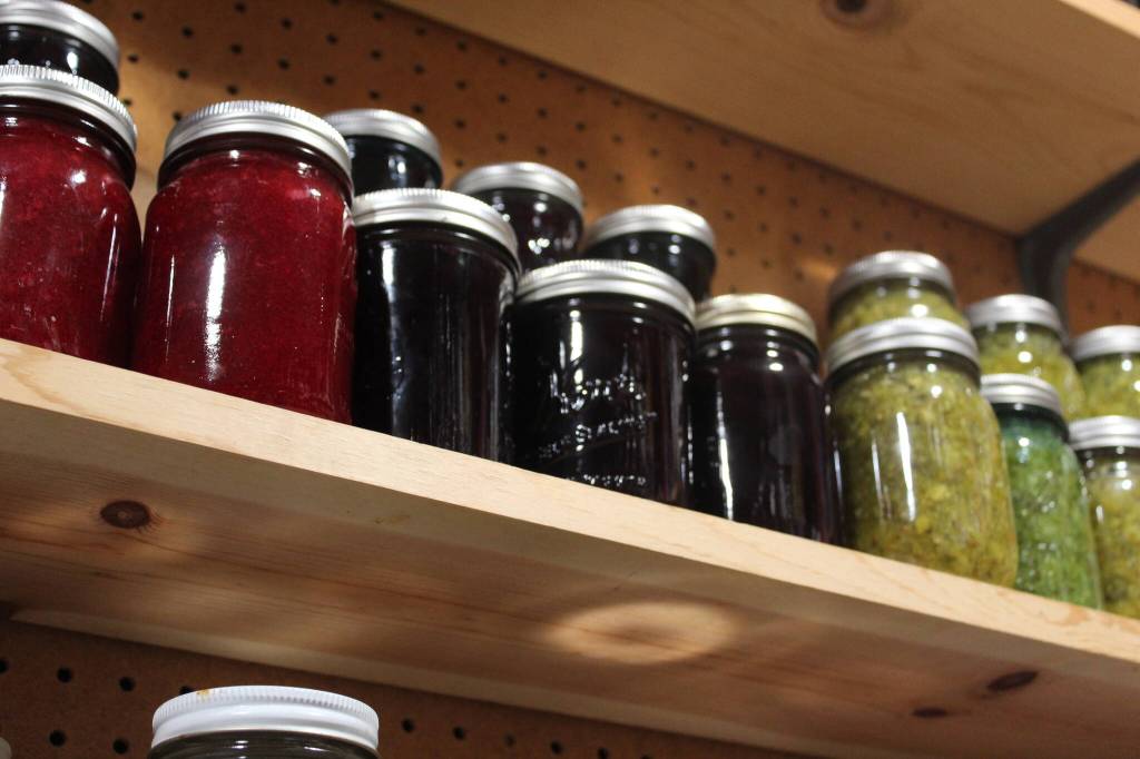 The family grows enough vegetables to last them for years thanks to canning. Photo by Bailey Jo Josie/Sound Publishing.