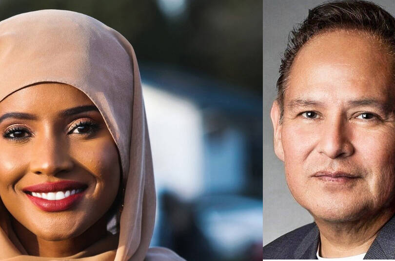 Shukri Olow and Chris Stearns