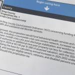 Ballot measure for King County Crisis Care Levy. File photo