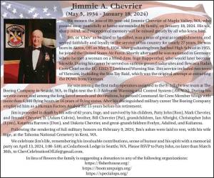 Jimmie A. Chevrier | Obituary