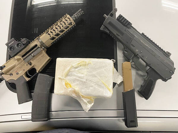 Guns confiscated during a drug bust of South King County residents. COURTESY PHOTO, U.S. Department of Justice