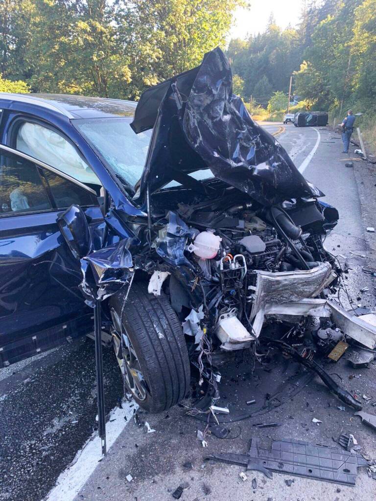 A reported DUI crash in 2024 along State Route 900 in Renton. COURTESY FILE PHOTO, Washington State Patrol