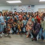 Mission Africa staff and contractors and participants in their digital navigation program celebrate their new knowledge in the summer of 2025. Courtesy photo